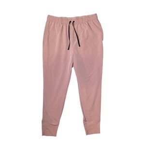 DSG x Twitch + Allison Nylon Joggers Pants Size Large Mauve‎ Pink Unisex